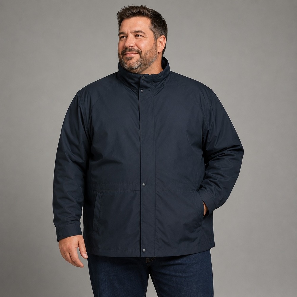 TravelSmith Black Safari Jacket Men's Size XL Y2K Technical Utility Gorpcore